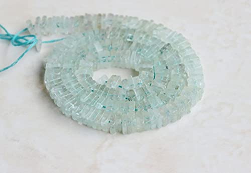 Aigue-marine heishi 5mm : terminez vos bijoux ternes grâce à des pierres éclatantes