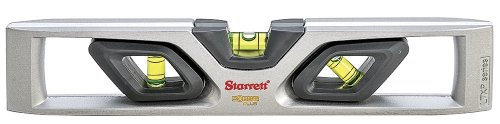 Starrett Exact Plus KLTXP10-N Die-Cast Aluminum Torpedo Magnetic Level with 3 Plastic 360°