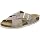 AFS-Schuhe 2141, Fashionable Women's Mules, Genuine Leather, Summer Sandals with Large Buckle, Handmade in Germany 36 EU Quartz
