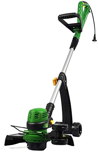 Gartengeräte Akku-Grasschneider und Kantenschneider, Akku-Rasentrimmer, Li-Ion 18V 30 cm Schnittdurchmesser, höhenverstellbare Hilfsräder