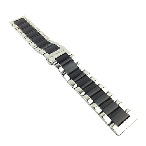 Bracelet de montre en acier inoxydable brillant mat 18mm 20mm 22mm 24mm