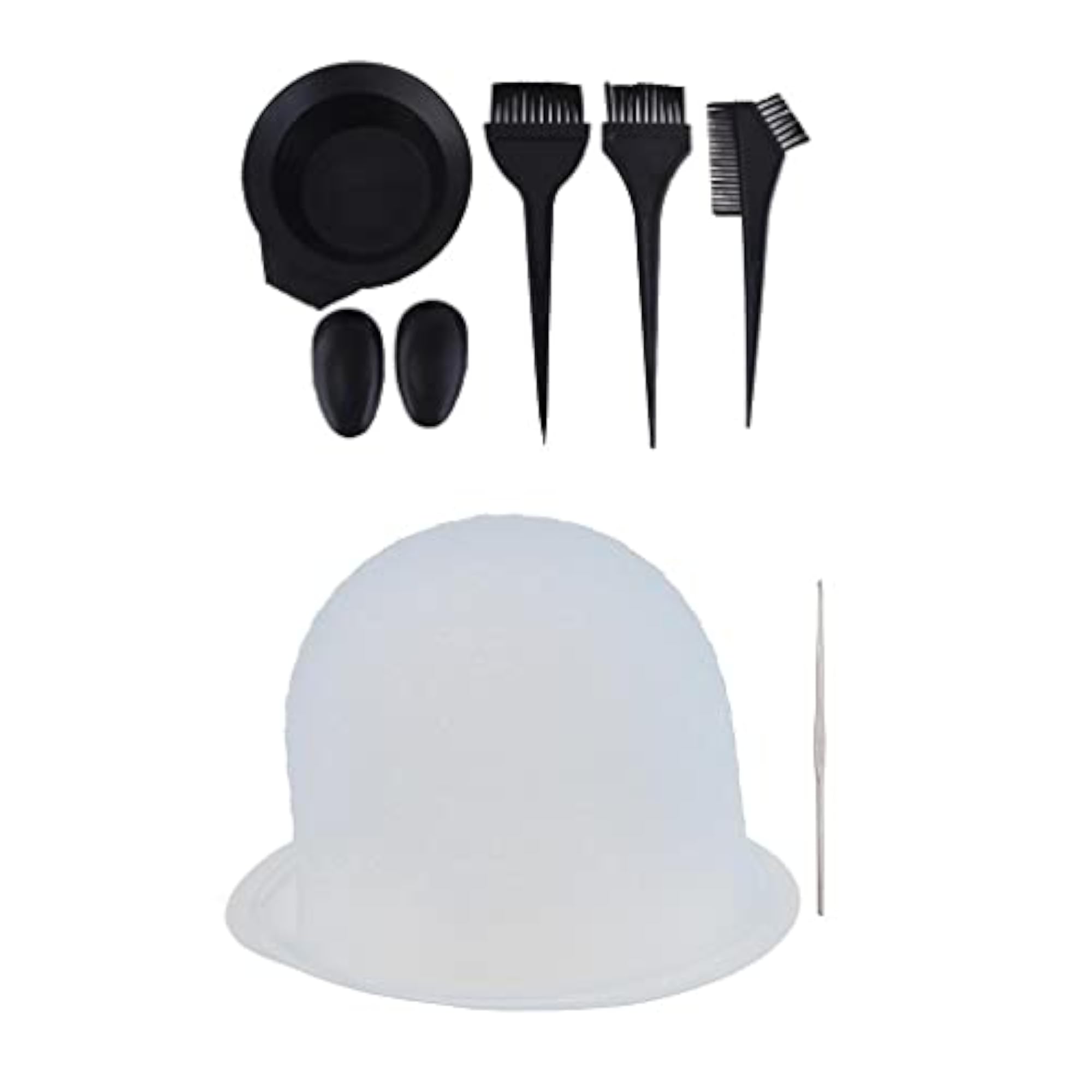 Salon Hair Dye Color Bowl Comb Brush Set