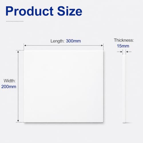 Placa de acetal POM sólida de 15 mm para mecanizado de piezas 3