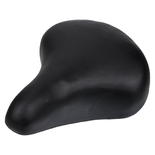 Selle de vélo VTT Toyvian XS en cuir synthétique noir rembourré
