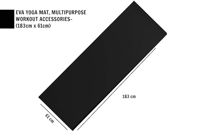 Image of Yoga Mat Gym Workout 4mm Thick, Anti-Slip, Eco-Friendly, Exercise, 4mm Thick, Lifelong Yoga Mat (4MM,) (Multicolor, 4 mm)
