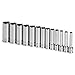 SK Professional Tools 1312 13-Piece 1/4 in. Drive 6-Point Deep Metric Socket Set - Chrome Socket Set with Super Chrome Finish | Set of 13 Sockets Made in USA