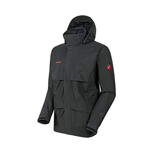 Mammut Men Heritage Hooded Hardshell Jacket Black