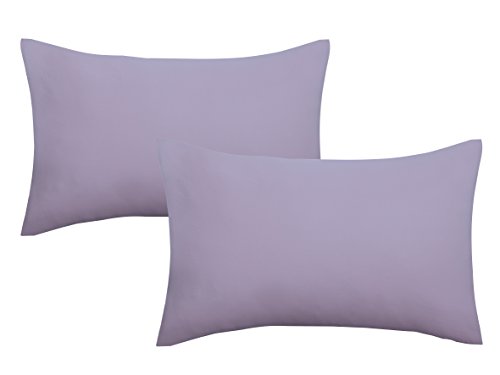 biberna 0077144 Feinjersey Bettwäsche Kopfkissenbezug (Baumwolle) 2x 40x60, lavendel