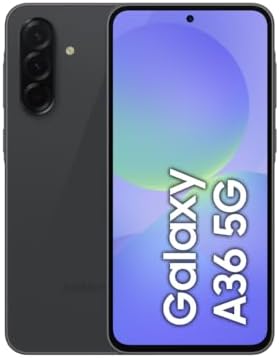 Samsung Galaxy A36 5G, Android Smartphone, 256GB Storage, 8GB RAM, Awesome Black, 6x OS Upgrades, Large Display, Octa-Core Processor (UAE Version)