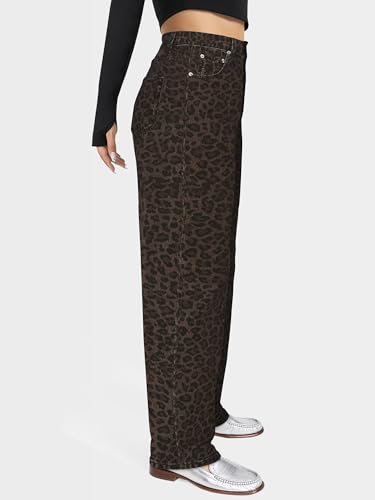 Barrel Jeans for Women, High Waisted Wide Straight Leg Boyfriend Microelastic Womens Mom Jeans4