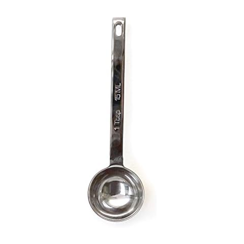 RSVP International Endurance Kitchen Collection Open Stock Measuring Spoon, Stainless Steel, Dishwasher Safe, 1-Tablespoon Cover