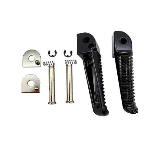 Repose-pieds arrière moto antidérapant noir pour FZ400 et TDR125
