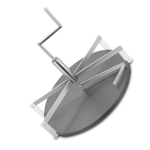 Obotsnoi Máquina giratoria para hacer crepes para tortitas y gofres uniformes perfectos con construcción de acero, raspadores giratorios multiusos para panqueques