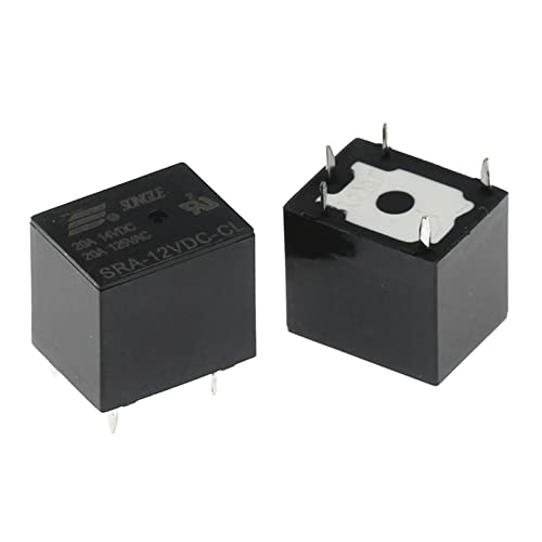 SRA-12VDC-CL relais de puissance 5V 24V 20A à broches PCB pour intégration de cartes