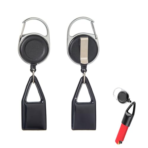 IBXWMNG 2 pièces Porte Briquet lot Porte briquet Extensible Briquets avec Cordon Rétractable Compatible avec Briquets et Jetables Pratique et Anti-Perte