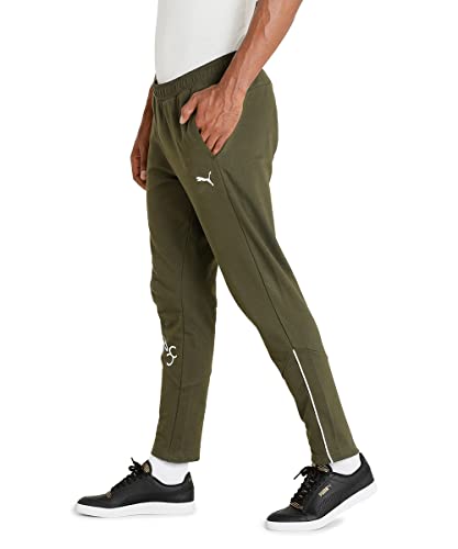 Image of PUMA Men's Mid Rise Regular Track Pants