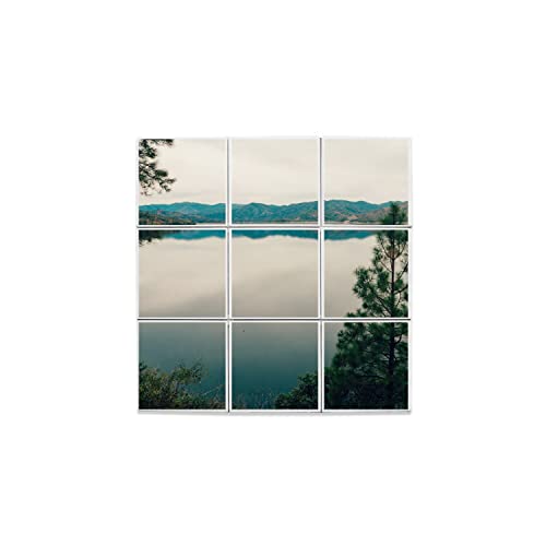 Carreaux Céramique Décoratif Paysage de Montagne pour une Ambiance Nature