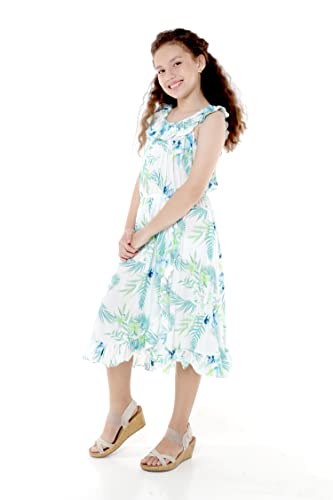 Image of Hawaii Hangover Family Matching Hawaiian Clothes, Orchid Breeze White | Family matching Hawaiian outfits, Orchid Breeze White, lightweight rayon, machine washable, tropical floral print, luaus