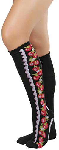 Image of ToBeInStyle Women's Acrylic Knee High Print Socks