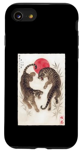 日本虎 浮世絵 木版画 江戸 美学 スマホケース iPhone SE (2020) / 7 / 8 用