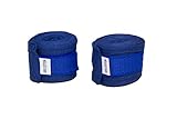 protectWEAR the safety kick Boxbandagen Handgelenkbandagen Boxen Kickboxen Muay Thai Kampfsport Blau, Länge 4 Meter