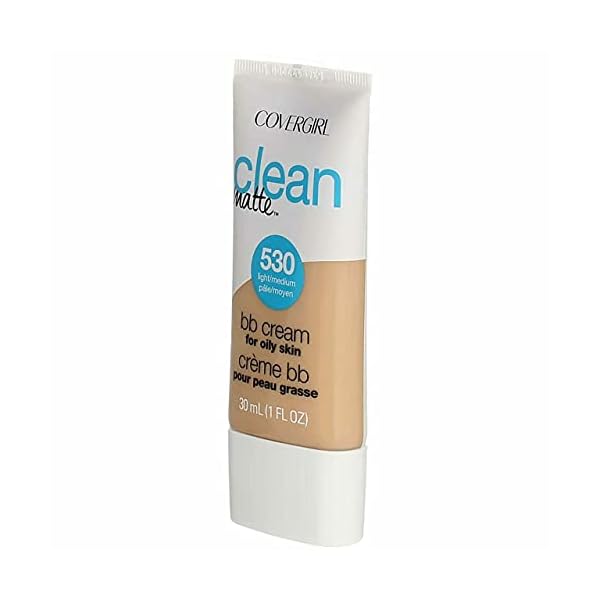 COVERGIRL - Clean Matte BB Cream, Oil-Free, Long-Lasting, Sensitive Skin, Lightweight, 100% Cruelty-Free
