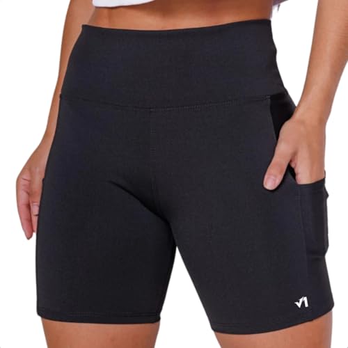Short Academia Corrida V1TTA Pocket Fitness com Bolso (BR, Alfa, M, Regular, Regular, Preto)