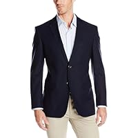 U.S. Polo Assn. Men's Cotton Sport Coat, Midnight Blue, 42 Regular