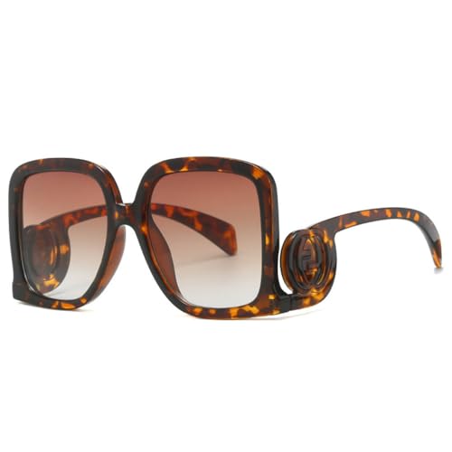 Luxury Big Frame Sunglasses Women For Men Trendy Punk Sun Glasses Vintage Oversized Ladies Shades