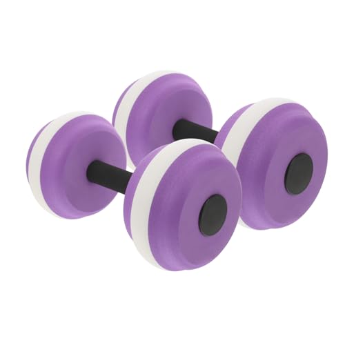 TOYANDONA 1 Pair Floating Dumbbell for Water Fitness Lightweight Pool Weights for Aerobics Rehabilitation Full Body Workouts Improves Balance Flexibility Strength Water