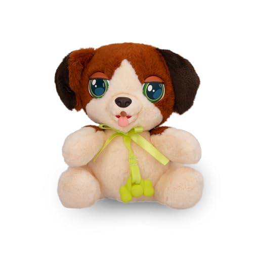 Mini Paws Baby Beagle, Interaktiver Babyhund zum Herumtragen und Kuscheln, der Laute von Sich gibt - inkl. eines Tragebeutels, Empfohlen für Kinder ab 3 Jahren