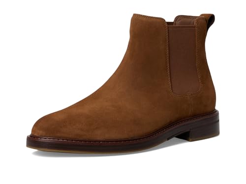 Cole Haan Cole Haan, Men, Judson Grand Chelsea Boots, Spiced Brown Suede/Raven Water Resistant, 9.5, Medium
