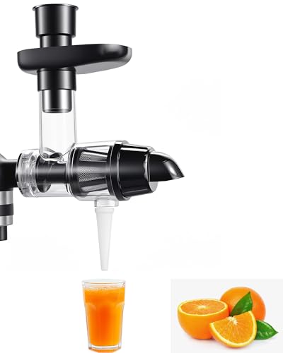 【Accessorio per la Spremitura per Impastatrici KitchenAid】Compatibile con Tutti i Modelli di Impastatrici KitchenAid, Trasforma la Tua Planetaria in Uno Spremifrutta. Questo Accessorio per Spremitura Lenta Offre una Resa Superiore (90%) Rispetto agli Spremiagrumi Centrifughi, Grazie alla Coclea Estrattrice e alla Funzione Inversa.
