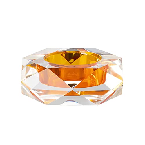 Preisvergleich Produktbild Rosenthal - Stella - Tischlicht / Teelichthalter - Glas - Gold - 9 x 9 cm