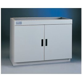 Labconco Protector 9900700 Epoxy Coated Steel Standard Storage Cabinet without ADA Compliant, Left Hinge Single Door, 18" Width