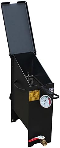 R&V WORKS FF1R Carbon Steel 2 1/2 Gallon Single Basket Fryer - No Stand