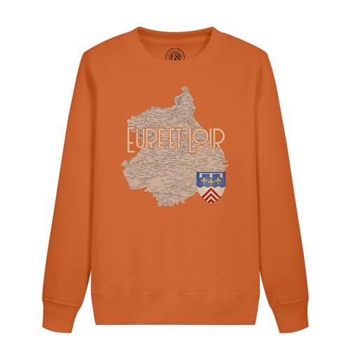 Sweat enfant Chartres cadeau original avec carte ancienne 28