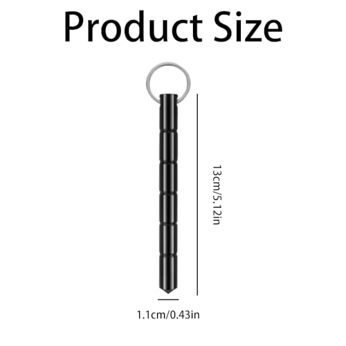 3 PCS Safety Keychain Set, Aluminum Tactical Keychain with Glass Breaker Tip for Car Emergency & Personal Safety - Compact Key Ring Accessory for Women & Men - Image 3