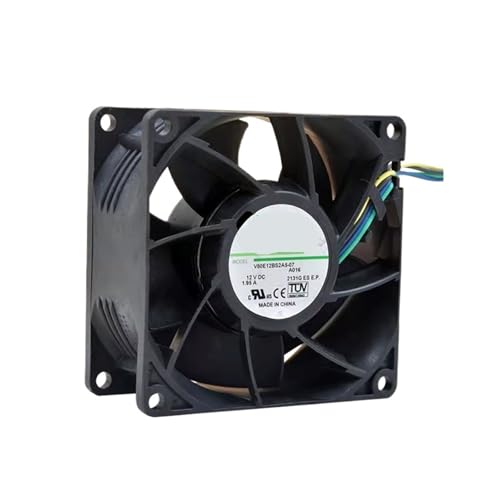 Ventilateur de refroidissement 8038 V80E12BS2A5-07 12V 1.95A pour boîtier PC