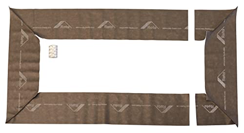 Original Roto EZB Anschluss-Schürze Außen ASA | Montageschürze für Roto Dachfenster der Baureihe Q | für zuverlässigen Schutz vor Feuchtigkeit und Witterungseinflüssen | Größe 094/xxx