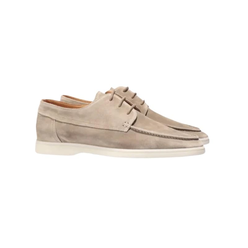 Chaussures habillées homme daim SWZEC souples pour pieds sensibles sans douleur
