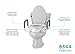 NOVA Raised Toilet Seat with Handles for Seniors – Standard Toilet Riser with Safety Grab Bars, Elevated Toilet Seat for Elderly, Disabled & Post-Surgery Support - Standard Toilet