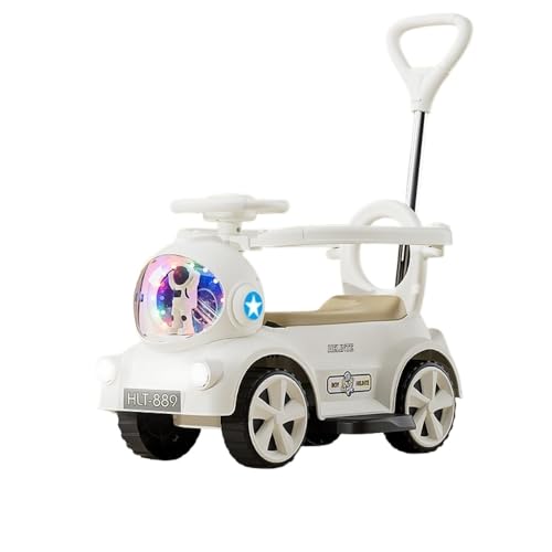 子供用車 乗用玩具 2way電動バイク ベビーカー 充電式乗用玩具 ベビーカー 1-6歳 車おもちゃ ペダル式車 自動輸送 小型バイクおもちゃ アンチロール 組み立て簡単 大容量バッテリー ライトと音楽付き 子供の誕生日プレゼントに最適 (電動モデル +
