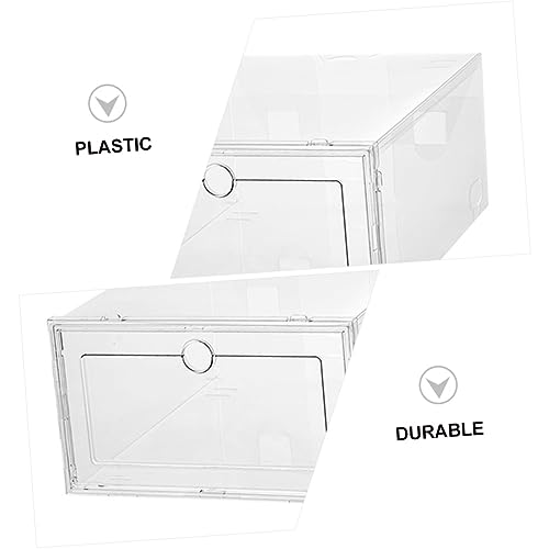 Boîtes de rangement transparentes pour chaussures de sport robustes Alipis - 8