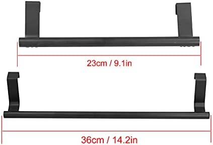 Miniatura 3 de 2 ganchos de acero inoxidable para colgar en la puerta, 9.1 in