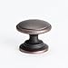 Berenson 9374-10VB-P Advantage Plus 5 1.1875 Inch Diameter Mushroom Knob from the Timeless Charm Collection, Verona Bronze Finish