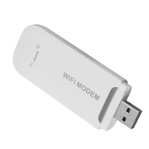 Image of Dioche 4G LTE Portable WiFi Hotspot with SIM Slot Compact Travel Router for 10 Devices Fast USB Powered Internet Anywhere Secure Sharing for Phones Laptops Tablets (White)