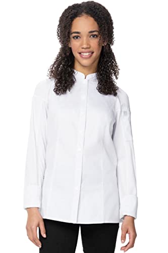 Manteau de chef Tulum pour femme idéal pour le service en cuisine