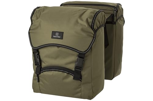 FAST RIDER Fastrider Unibag Traffic Doppelte Fahrradtasche Basics Army Green 28L