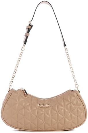 Cartera Guess Eco Gemma Negro Y Dorado Con Cremallera Mu